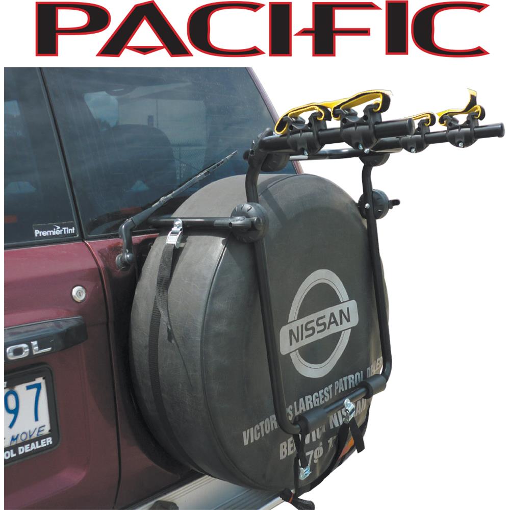 spare wheel mounted bike carrier