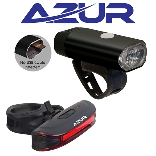 azur bike light charging indicator